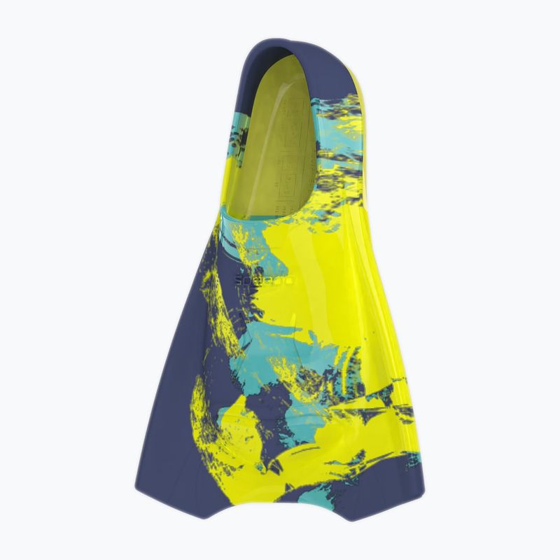 Plaukimo pelekai Speedo Short Blade hapuna blue/hyper yellow/arctic glass 2