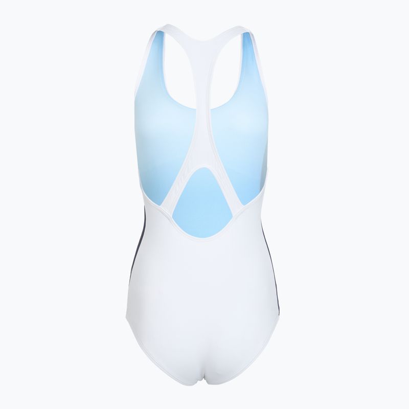 Moteriškas vientisas maudymosi kostiumėlis Speedo Jetstream Boyleg bright white 2