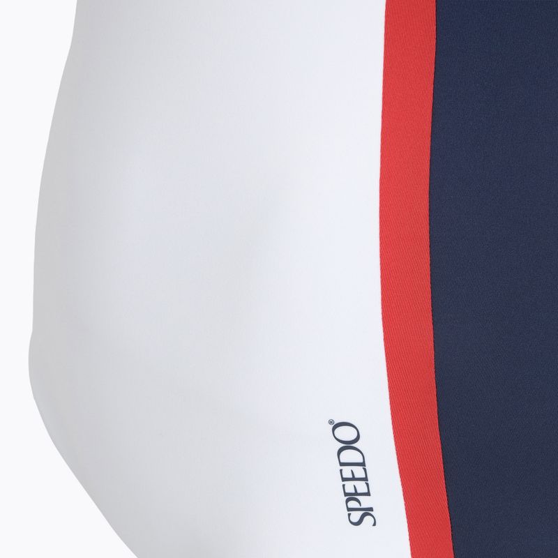 Moteriškas vientisas maudymosi kostiumėlis Speedo Jetstream Boyleg bright white 3