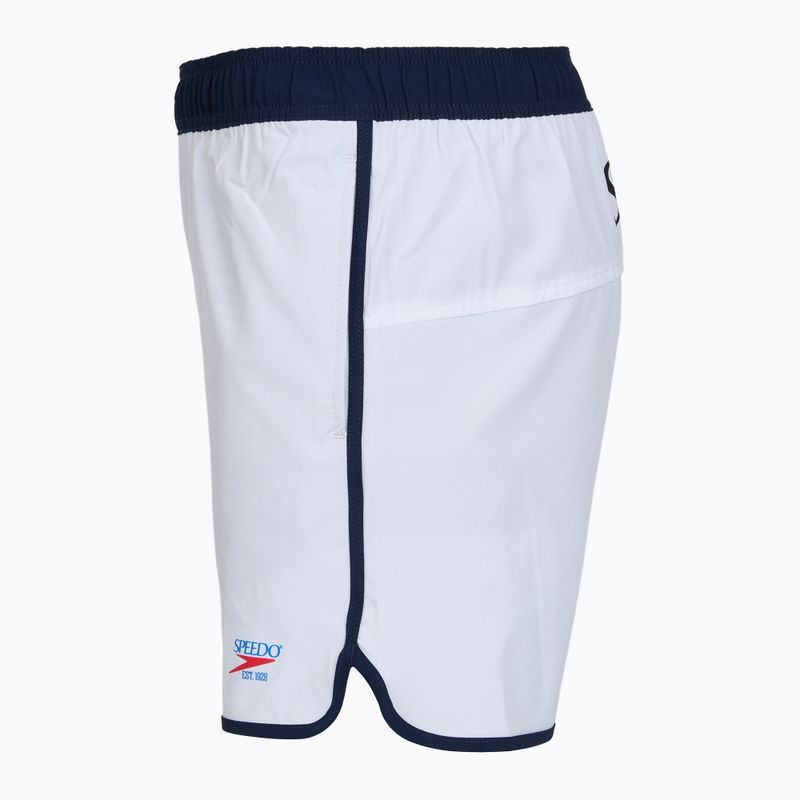Vyriški Speedo Jetstream Retro Logo Volley 16" balti plaukimo šortai 3