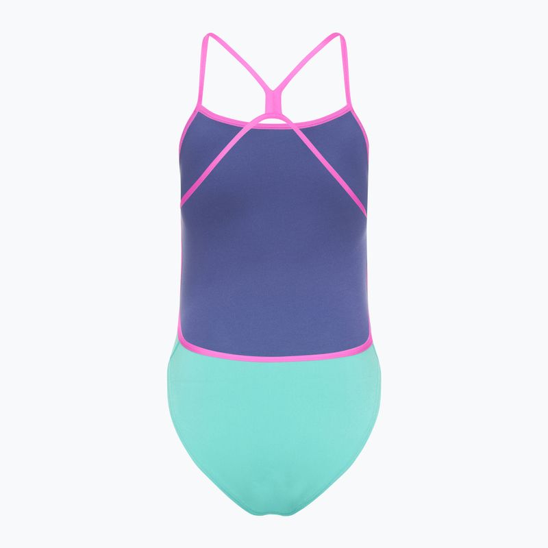 Moteriškas vientisas plaukimo kostiumas Speedo Solid Vback arctic glass 2