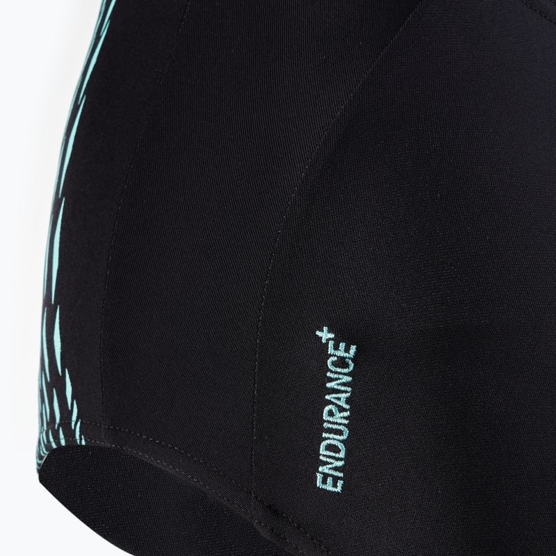 Vientisas plaukimo kostiumas Speedo Placement Muscleback hyper yellow 4