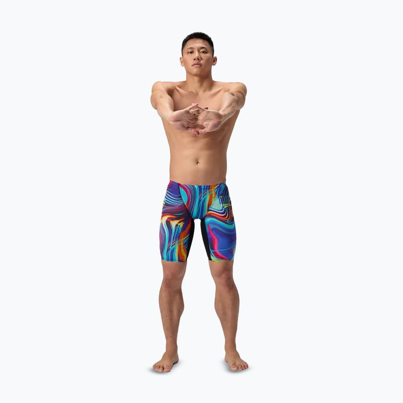 Vyriški plaukimo jammery Speedo Fastskin LZR Pure Valor 2.0 Jammer molten black/molten blur 2
