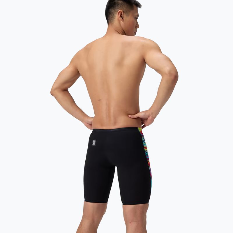 Vyriški plaukimo jammery Speedo Fastskin LZR Pure Valor 2.0 Jammer molten black/molten blur 3