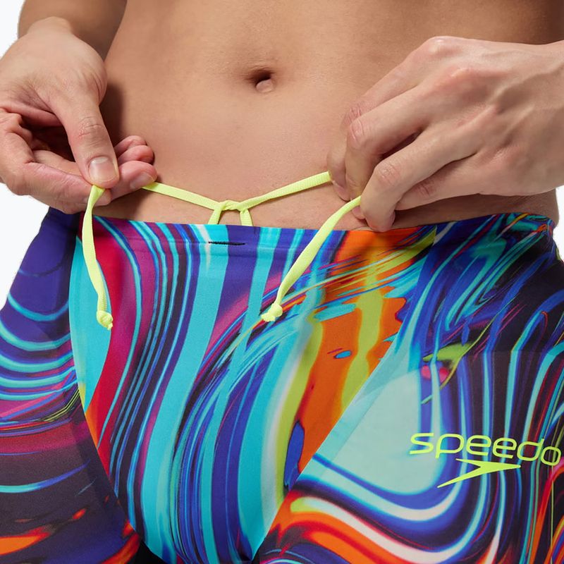 Vyriški plaukimo jammery Speedo Fastskin LZR Pure Valor 2.0 Jammer molten black/molten blur 6