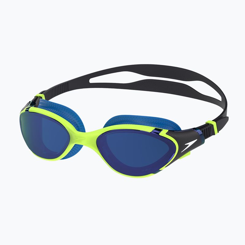 Plaukimo akiniai Speedo Biofuse 2.0 Mirror electric lime / cobalt / iris mirror