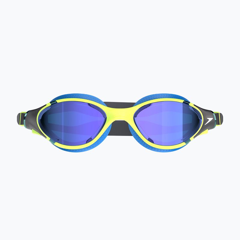 Plaukimo akiniai Speedo Biofuse 2.0 Mirror electric lime / cobalt / iris mirror 2