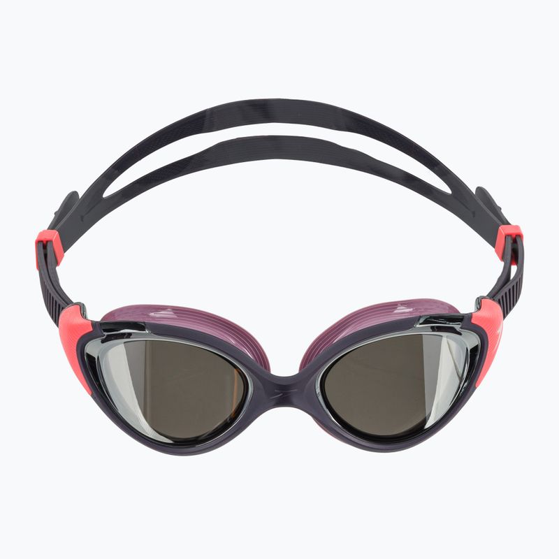 Moteriški plaukimo akiniai Speedo Biofuse 2.0 Mirror vintage fog / steel / silver mirror 2