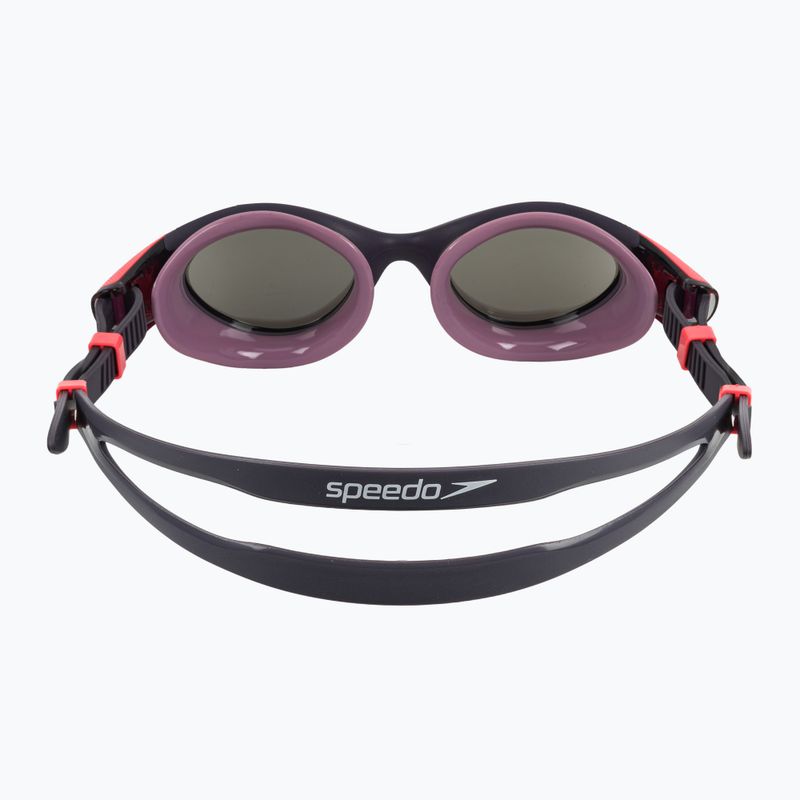 Moteriški plaukimo akiniai Speedo Biofuse 2.0 Mirror vintage fog / steel / silver mirror 4