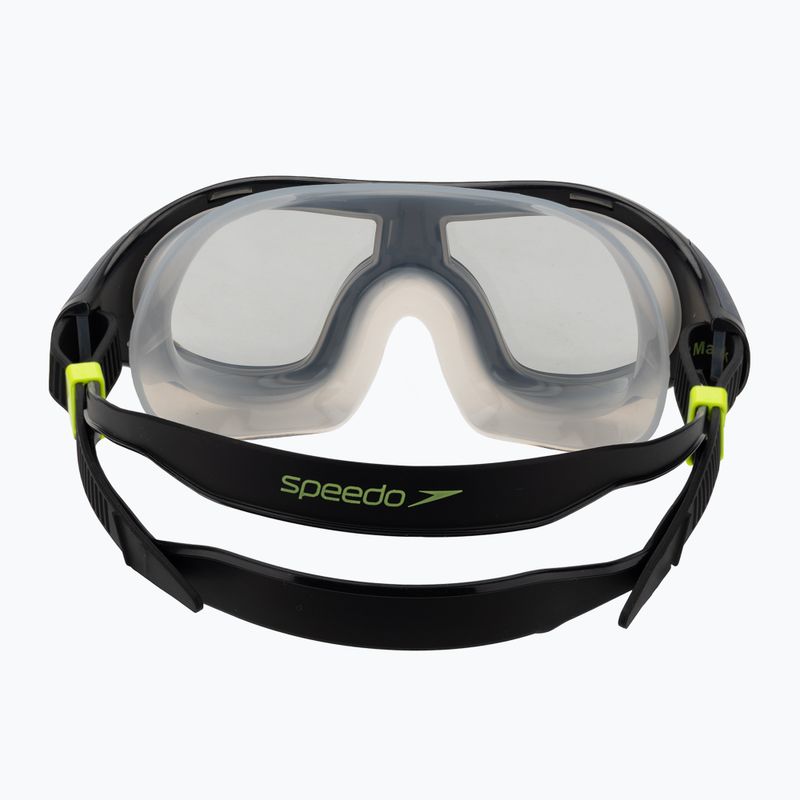 Plaukimo kaukė Speedo Biofuse 2.0 black / steel 4