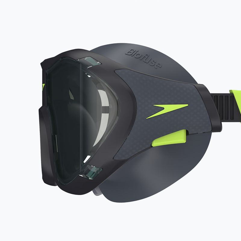 Plaukimo kaukė Speedo Biofuse 2.0 black / steel 4