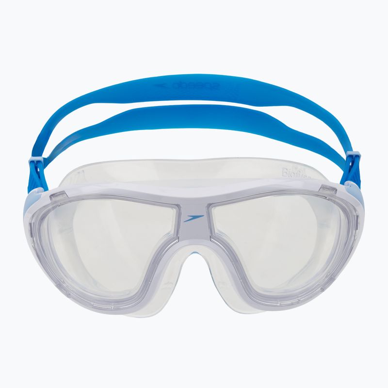 Plaukimo kaukė Speedo Biofuse 2.0 white / clear 2