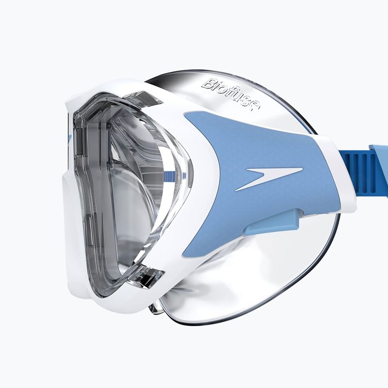 Plaukimo kaukė Speedo Biofuse 2.0 white / clear 4