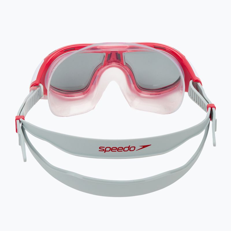 Plaukimo kaukė vaikiška Speedo Biofuse 2.0 high risk red / smoke 4