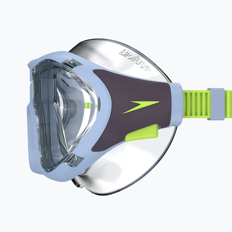 Vaikiška plaukimo kaukė Speedo Biofuse 2.0 pale purple/clear 4