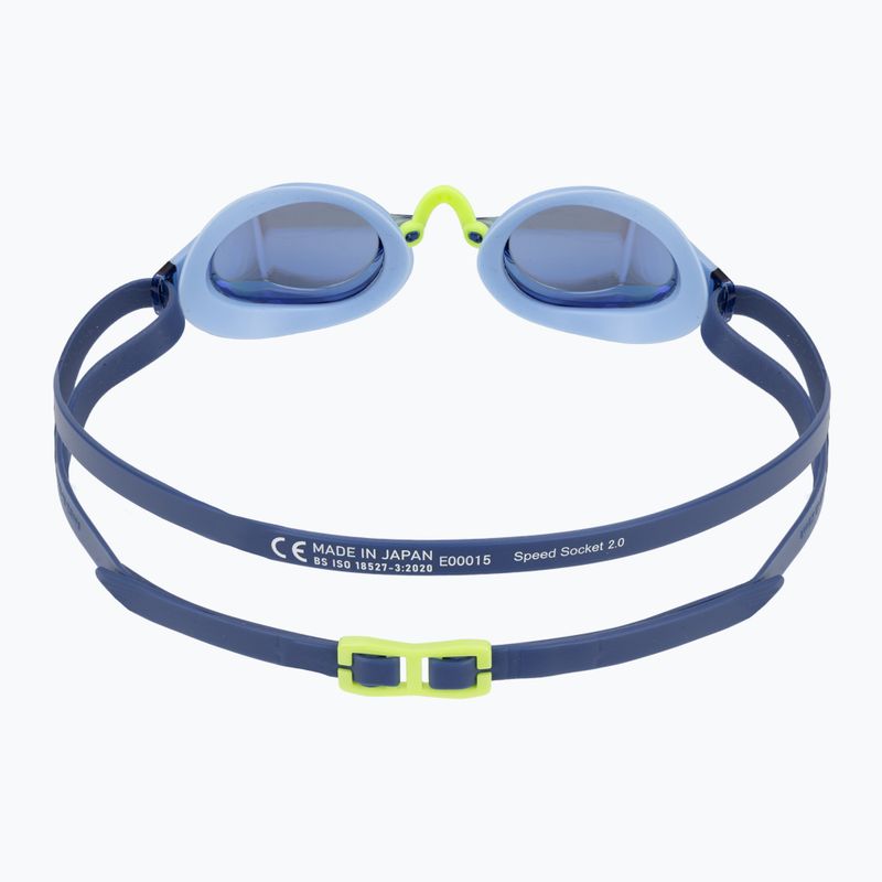 Plaukimo akiniai Speedo Fastskin Speedsocket 2 Mirror sugar blue / celeste / iris mirror 4