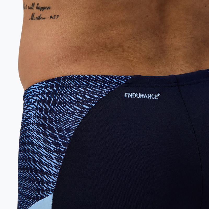 Vyriški plaukimo šortai Speedo Endurance+ MAX Splice Jammer navy/sugar blue 6