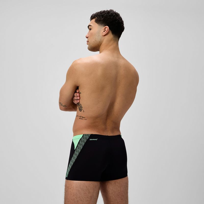 Vyriškos plaukimo trumpikės Speedo Hyper Boom Splice juoda/žalia alfalfa 3