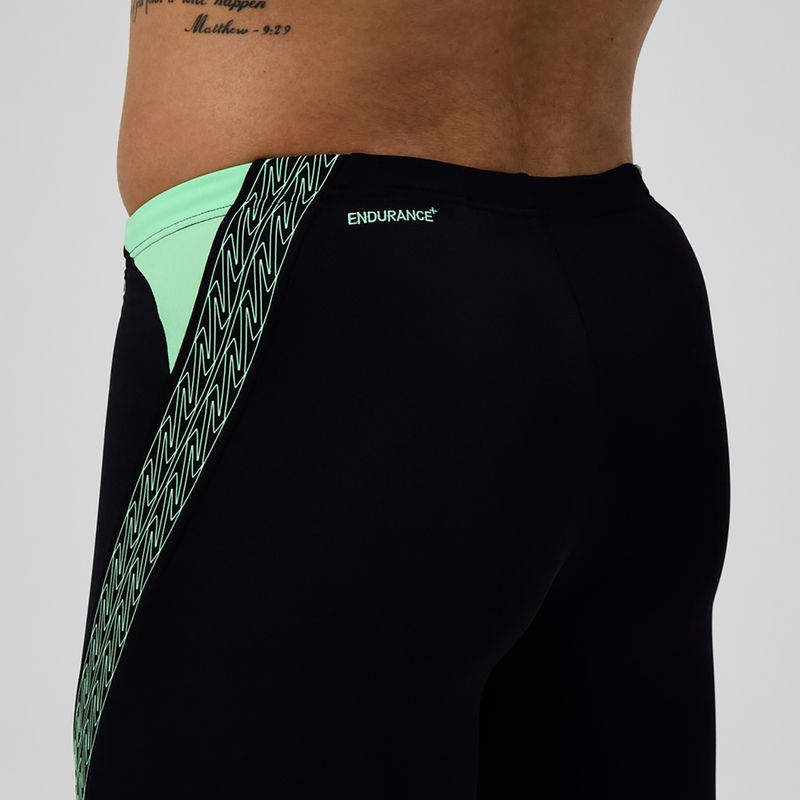 Vyriški plaukimo kamšikliai Speedo Hyper Boom Splice juoda/žalia alfalfa 7
