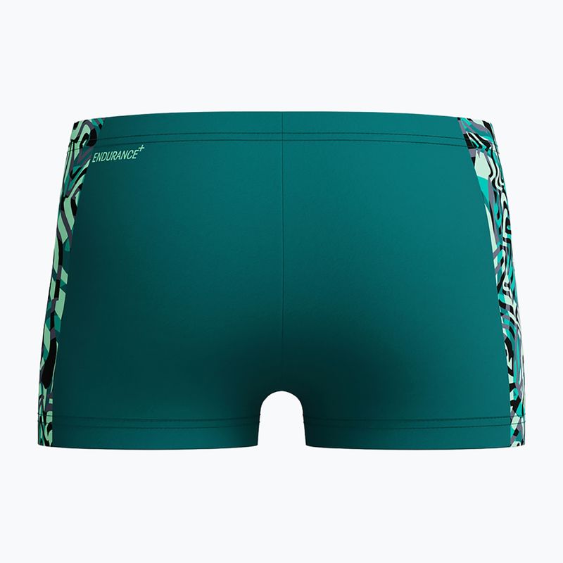 Vaikiškos plaukimo trumpikės Speedo Digital Panel Aquashort deep emerald 2