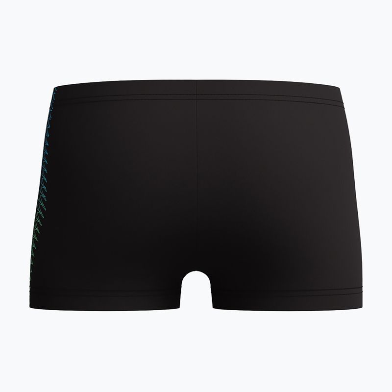 Vaikiškos plaukimo trumpikės Speedo Plastisol Placement Aquashort black/alfalfa green 2