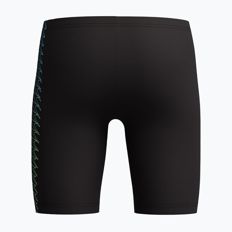 Vaikiški plaukimo šortai Speedo Plastisol Placement Jammer black/alfalfa green 2