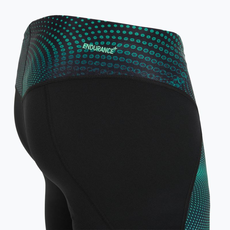 Vyriški plaukimo šortai Speedo Endurance+ Max Compression Jammer juoda/turkio spalvos 4