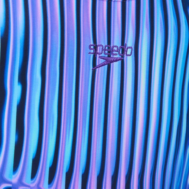 Vaikiškas vientisas maudymosi kostiumėlis Speedo Digital Allover Splashback indigo glow 3
