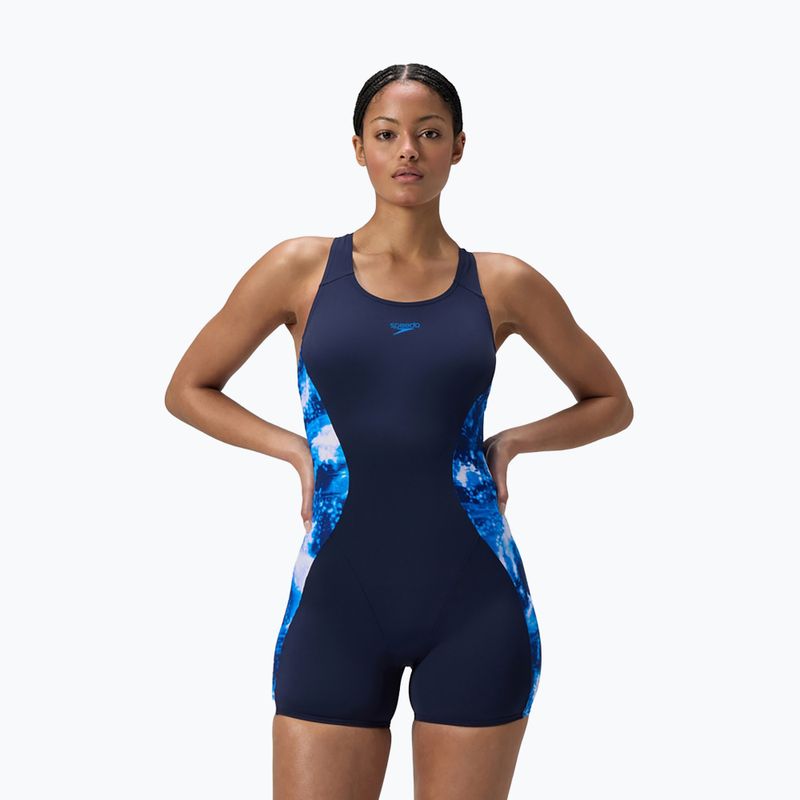 Vienos dalies maudymosi kostiumėlis Speedo Digital Printed Legsuit peacoat