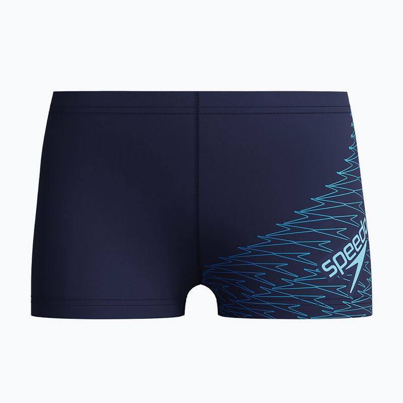 Vaikiškos plaukimo trumpikės Speedo Medley Logo Aquashort peacoat/sugar blue