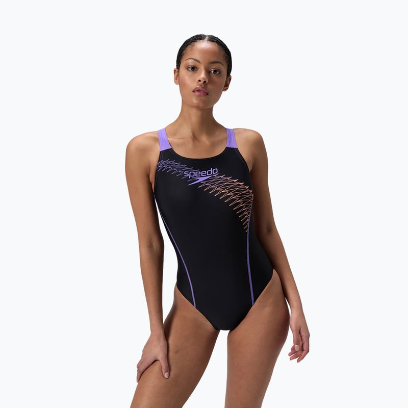 Vienos dalies plaukimo kostiumas Speedo Medley Logo Medalist bright peach