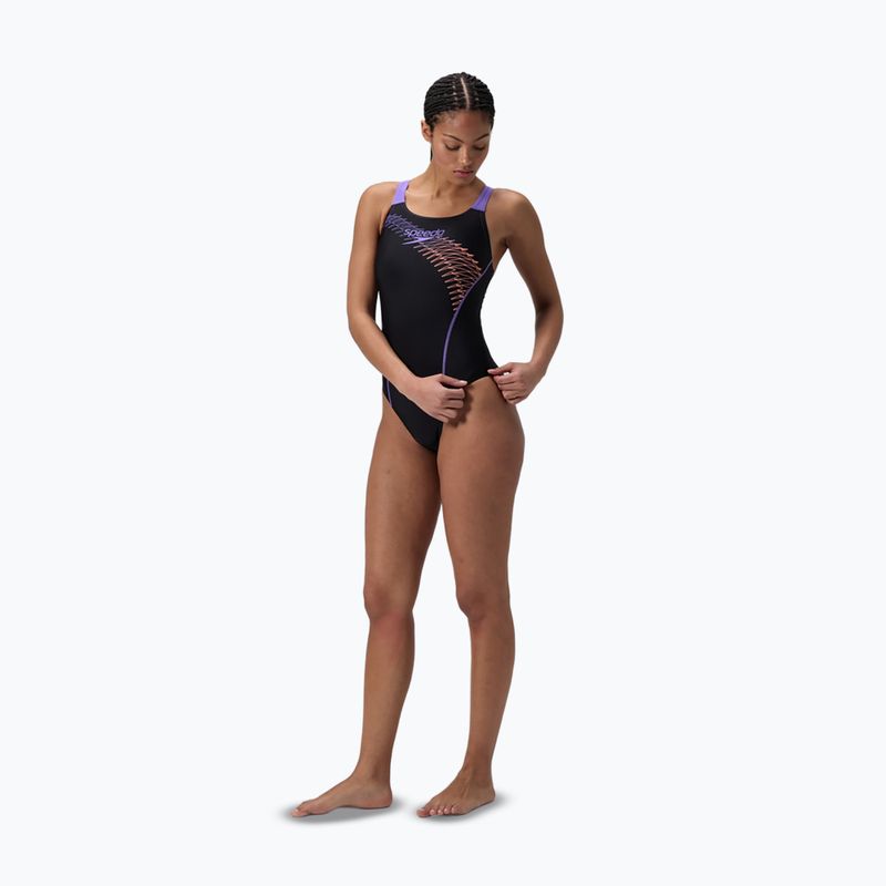 Vienos dalies plaukimo kostiumas Speedo Medley Logo Medalist bright peach 2