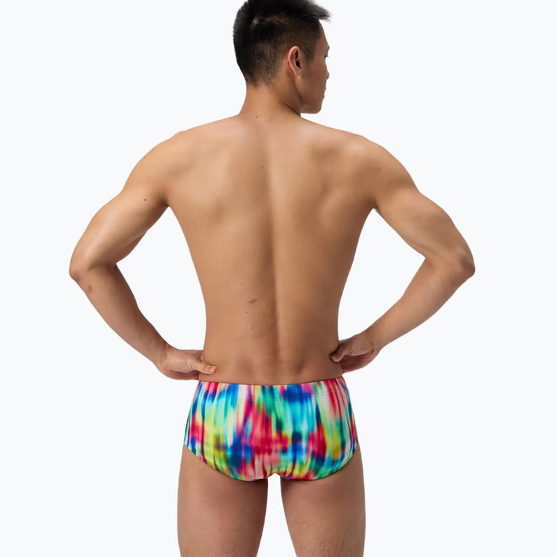 Vyriškos plaukimo trumpikės Speedo Printed 13.5 cm Brief prismatic paradise/ruby 3