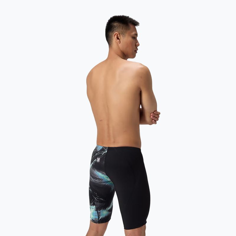 Vyriški plaukimo šortai Speedo Fastskin LZR Ignite Jammer elektrostatinės juodos spalvos 3