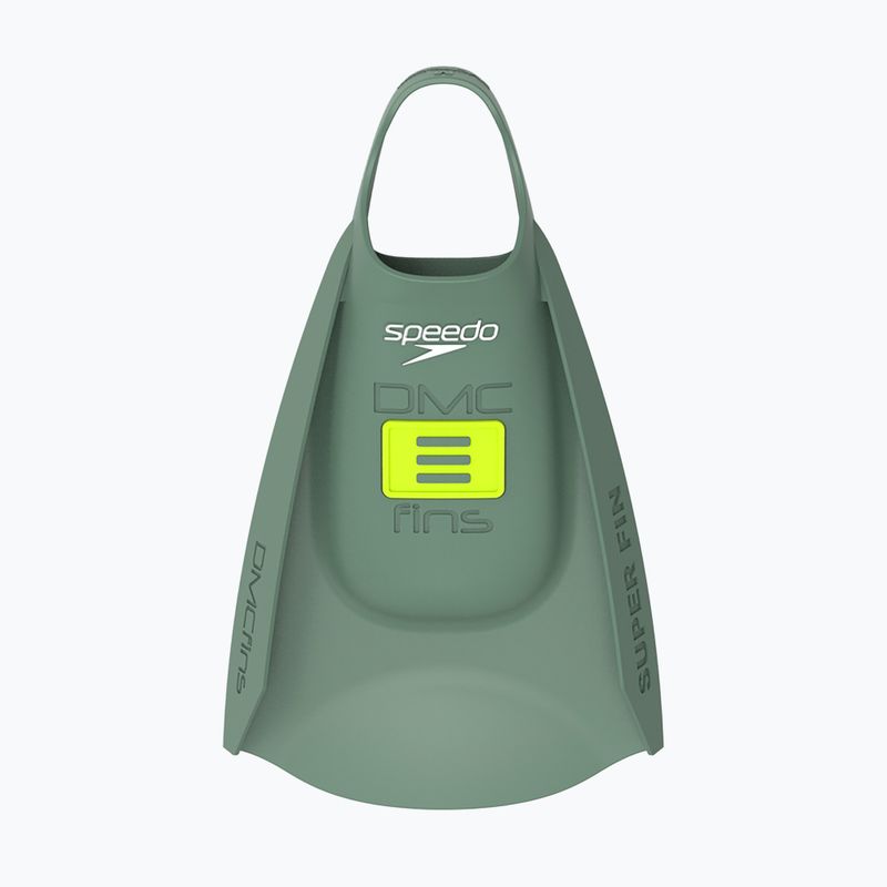 Plaukimo pelekai Speedo DMC Original soft olive/hyper yellow 2