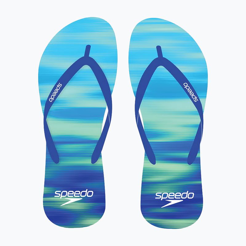 Vyriškos šlepetės per pirštą Speedo Flip Flop deep sapphire/sea and sky 2