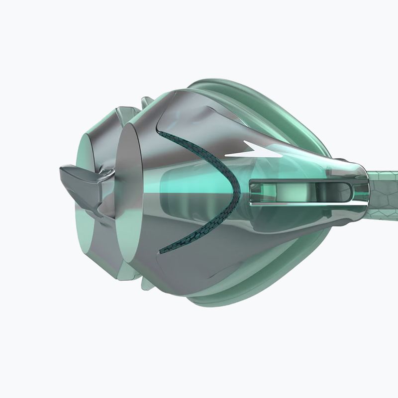 Plaukimo akiniai Speedo Vanquisher 3.0 Mirror Ltd storm green/grey/emerald matte mirror ltd 3