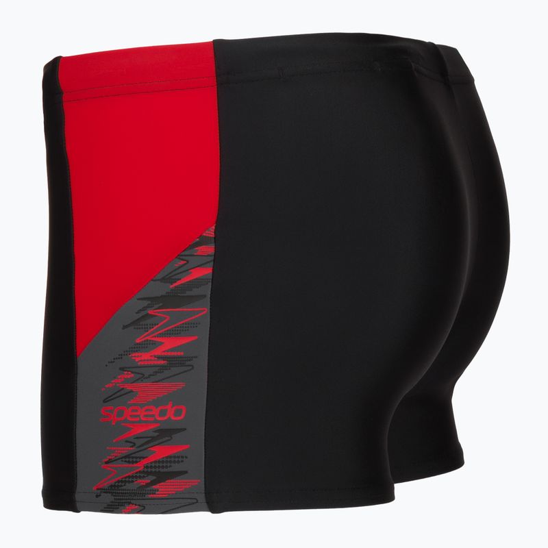 Vyriškos maudymosi trumpikės Speedo Dive Aquashort Anthracite/Hrr 3