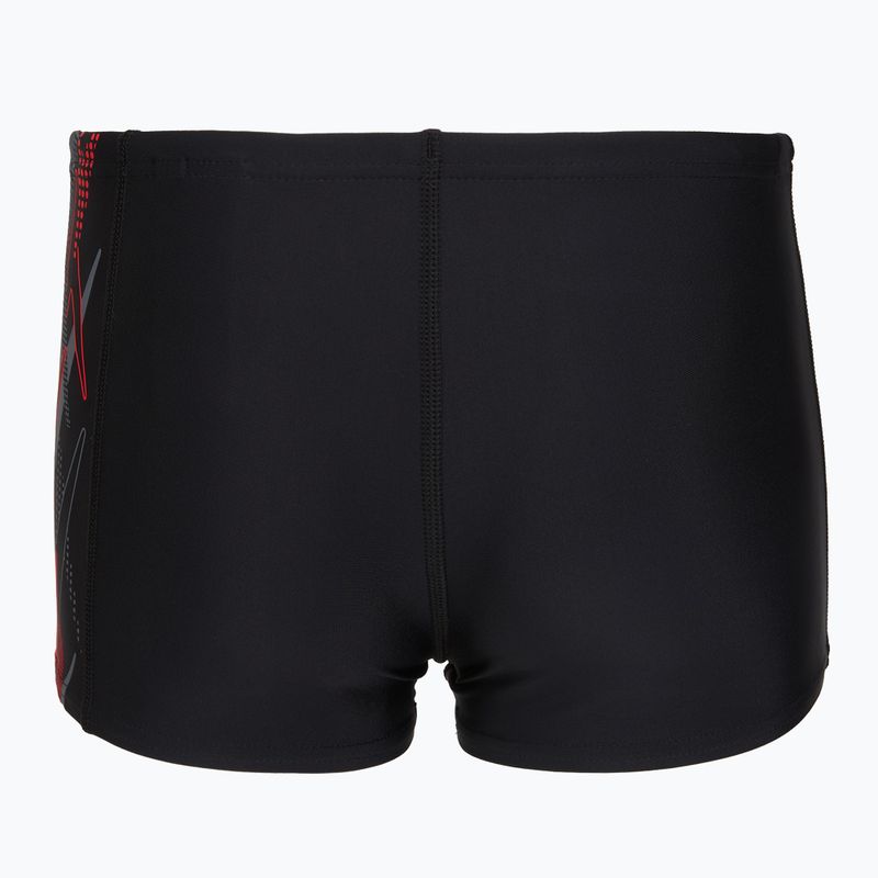  Speedo Plastisol Placement Aquashort anthracite/hrr 2
