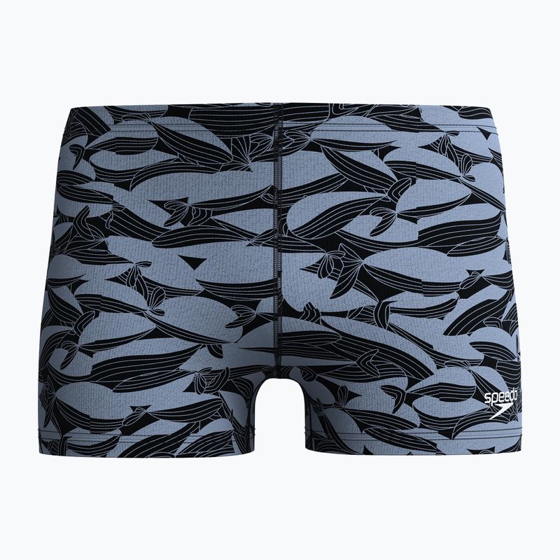 Vyriškos maudymosi trumpikės Speedo Print Beachstar Square Leg Anthracite/Coin Grey 5