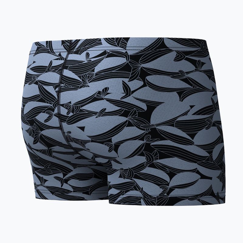 Vyriškos maudymosi trumpikės Speedo Print Beachstar Square Leg Anthracite/Coin Grey 7