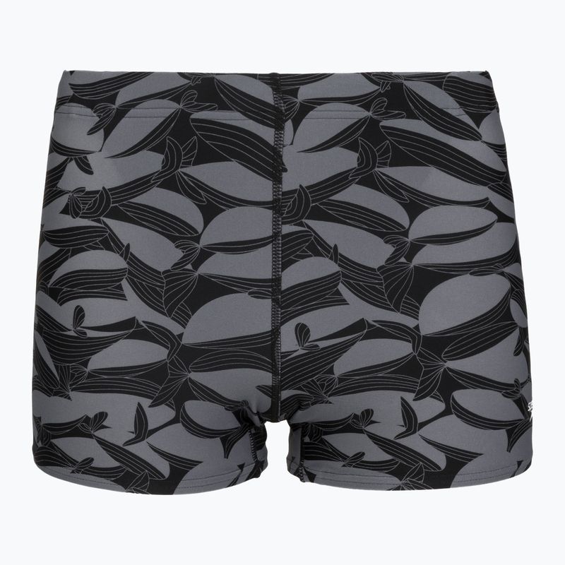 Vyriškos maudymosi trumpikės Speedo Print Beachstar Square Leg Anthracite/Coin Grey 5