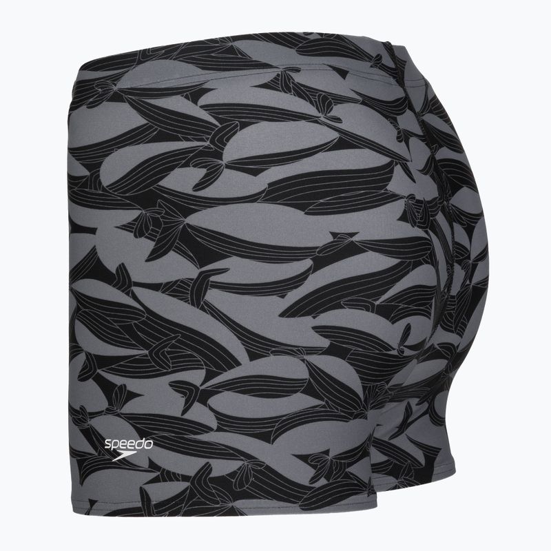 Vyriškos maudymosi trumpikės Speedo Print Beachstar Square Leg Anthracite/Coin Grey 7