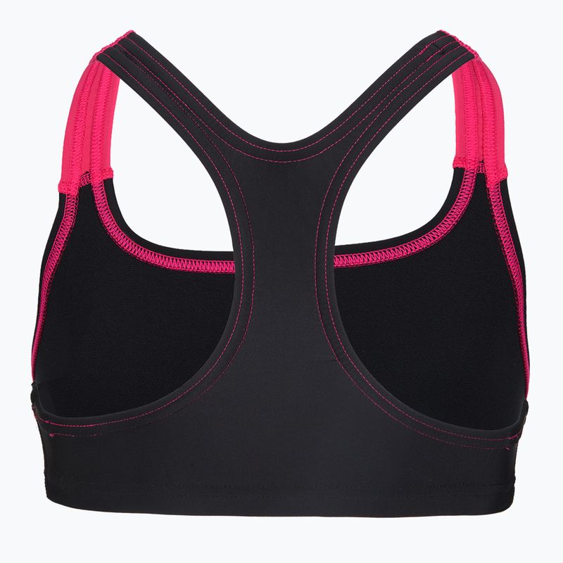 Dviejų dalių maudymosi kostiumėlis vaikams Speedo Medley Logo Racerback 2pc anthracite/pink 4