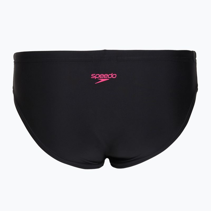 Dviejų dalių maudymosi kostiumėlis vaikams Speedo Medley Logo Racerback 2pc anthracite/pink 7