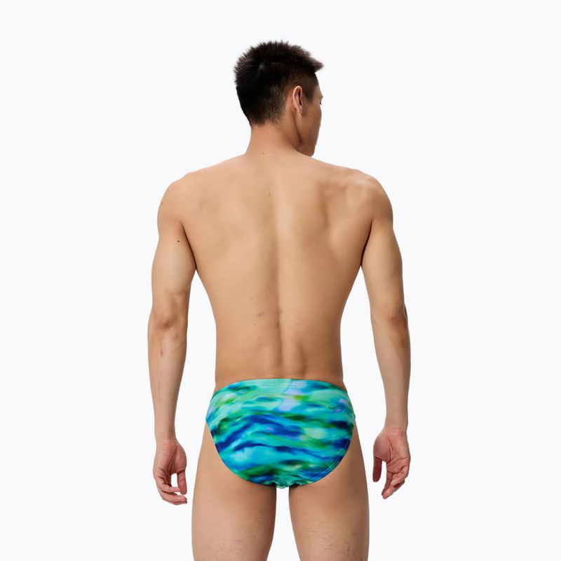 Vyriškos maudymosi trumpikės Speedo Printed Brief sunset grove/green 2