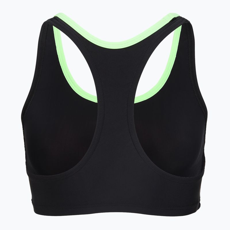 Moteriškas dviejų dalių maudymosi kostiumėlis Speedo Placement Raceback 2pc anthracite/clover 4