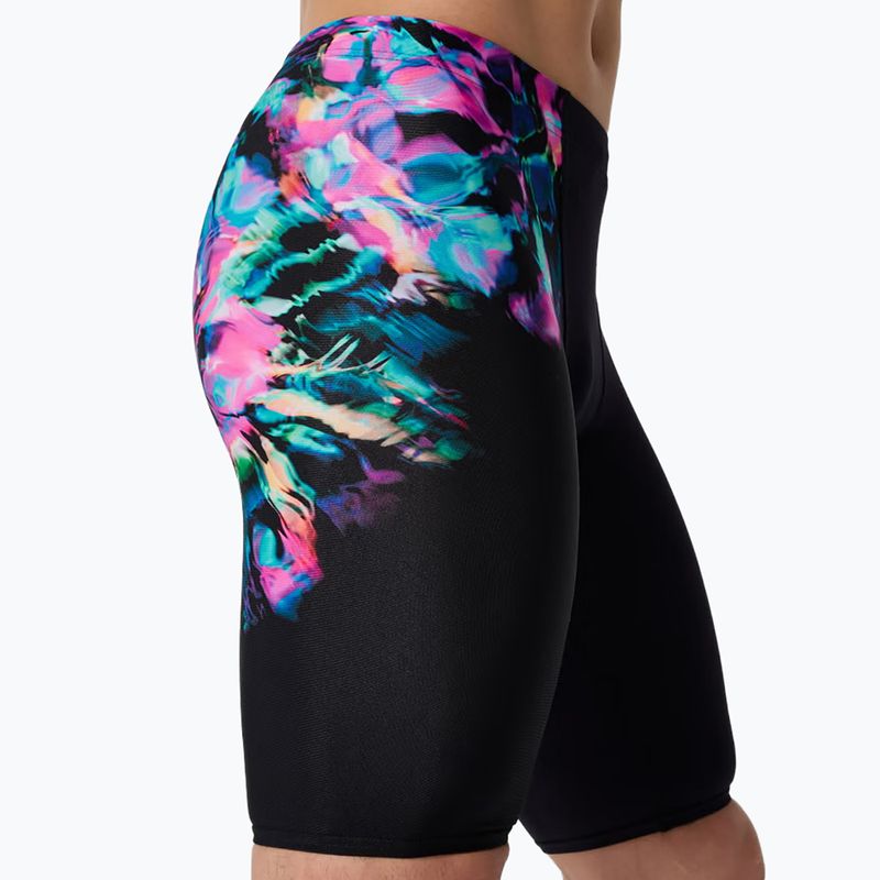 Vyriški plaukimo šortai Speedo Placement Aquashort glitchy garden/black 5
