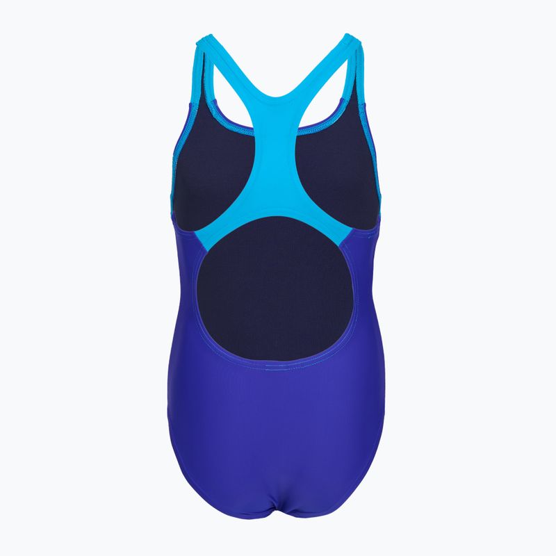 Vaikiškas vientisas maudymosi kostiumėlis Speedo Medley Logo Medalist sapphire/mayan blue 2