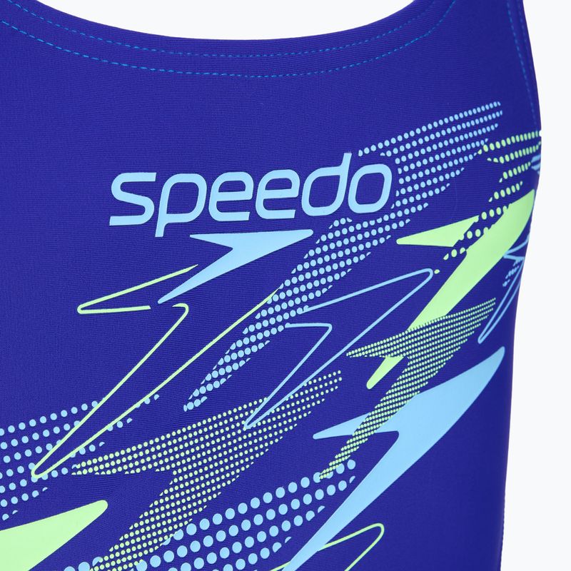 Vaikiškas vientisas maudymosi kostiumėlis Speedo Medley Logo Medalist sapphire/mayan blue 3